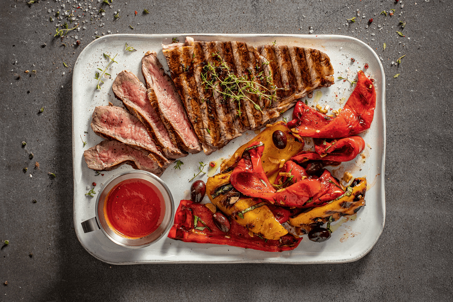 Recette barbecue & grill Tefal - Entrecôte